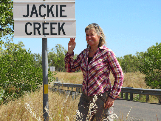 Jackie Creek  Kununurra coutesy of our friend Robert and Jackie S